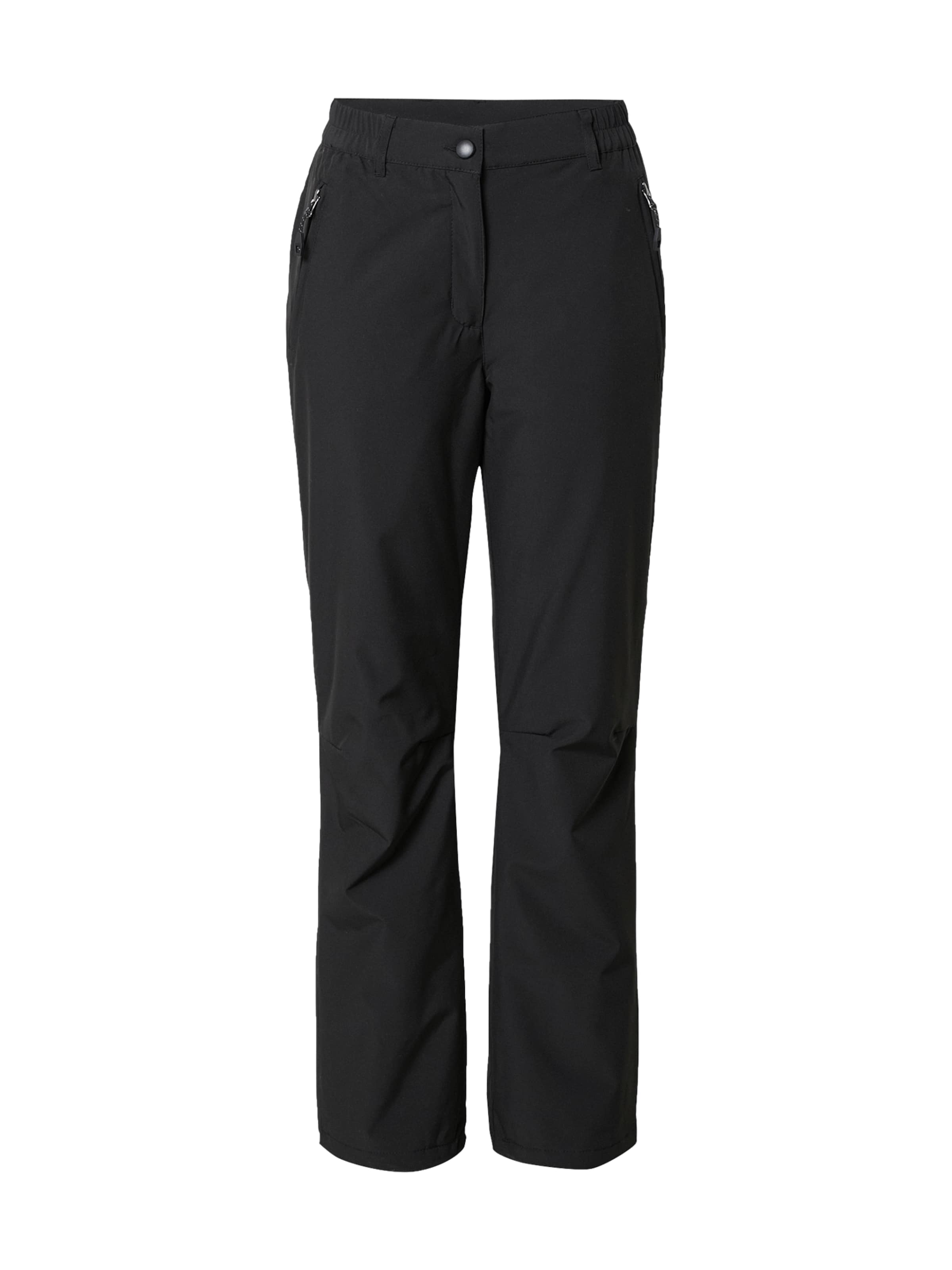 Rukka Regular Outdoor trousers 'VALKLAHTI' in Black: front