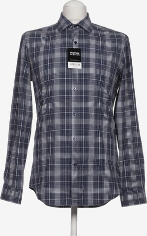 DKNY Button Up Shirt in S in Blue: front