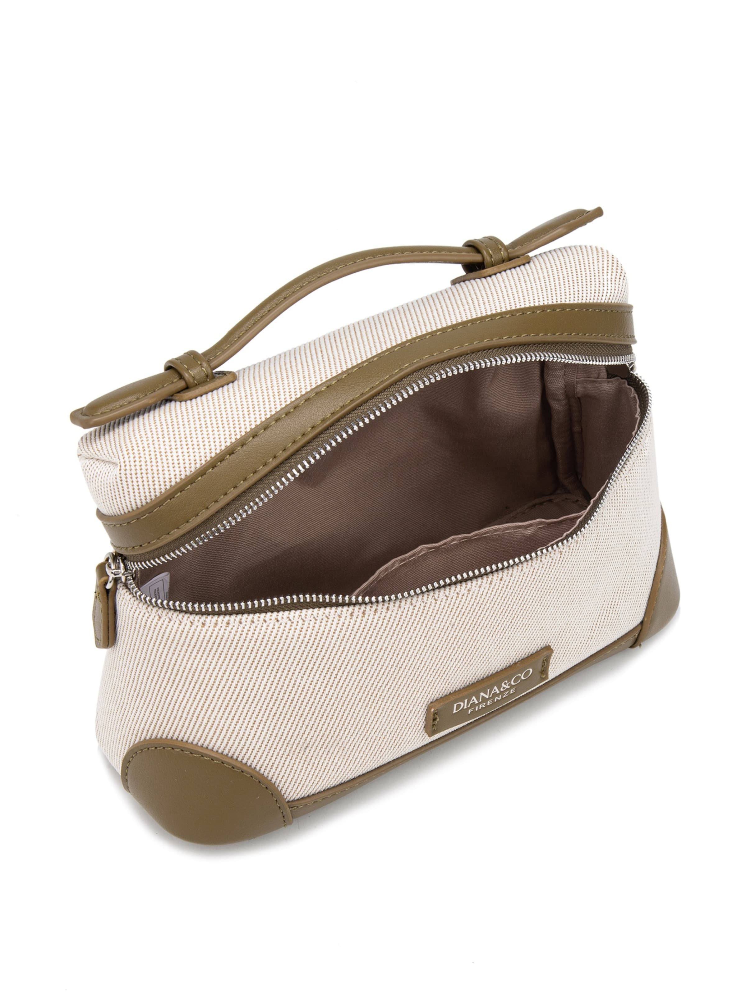 Borsa a tracolla 'Borsa a Mano Strutturata Diana & Co Firenze con Tracolla Regolabile e Dettagli Ecopelle' di Diana&Co. in verde