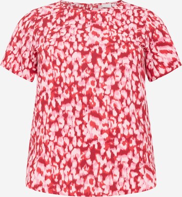 Camicia da donna 'Vica' di ONLY Carmakoma in rosa: frontale