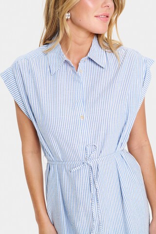 SAINT TROPEZ Blousejurk in Blauw