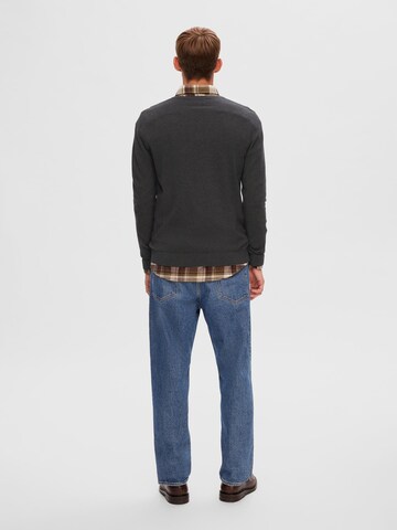 SELECTED HOMME Pulóver 'SLHBERG' - szürke