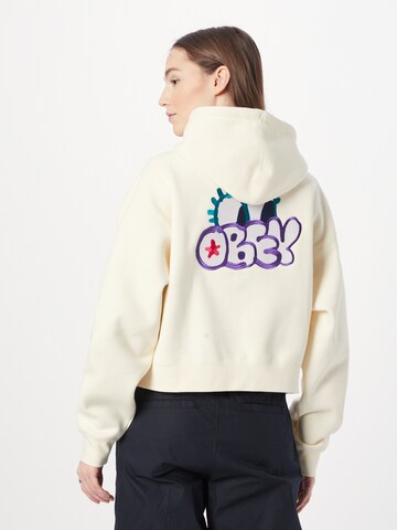 Obey Sweatshirt 'BIG EYES' i hvid