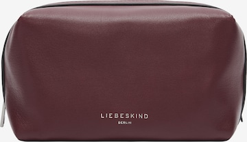 Liebeskind Berlin Make up tas in Rood: voorkant