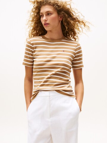 TOMMY HILFIGER Футболка 'CODY' в Коричневый: спереди