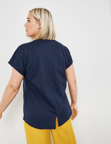 SAMOON T-Shirt (GOTS) in Blau