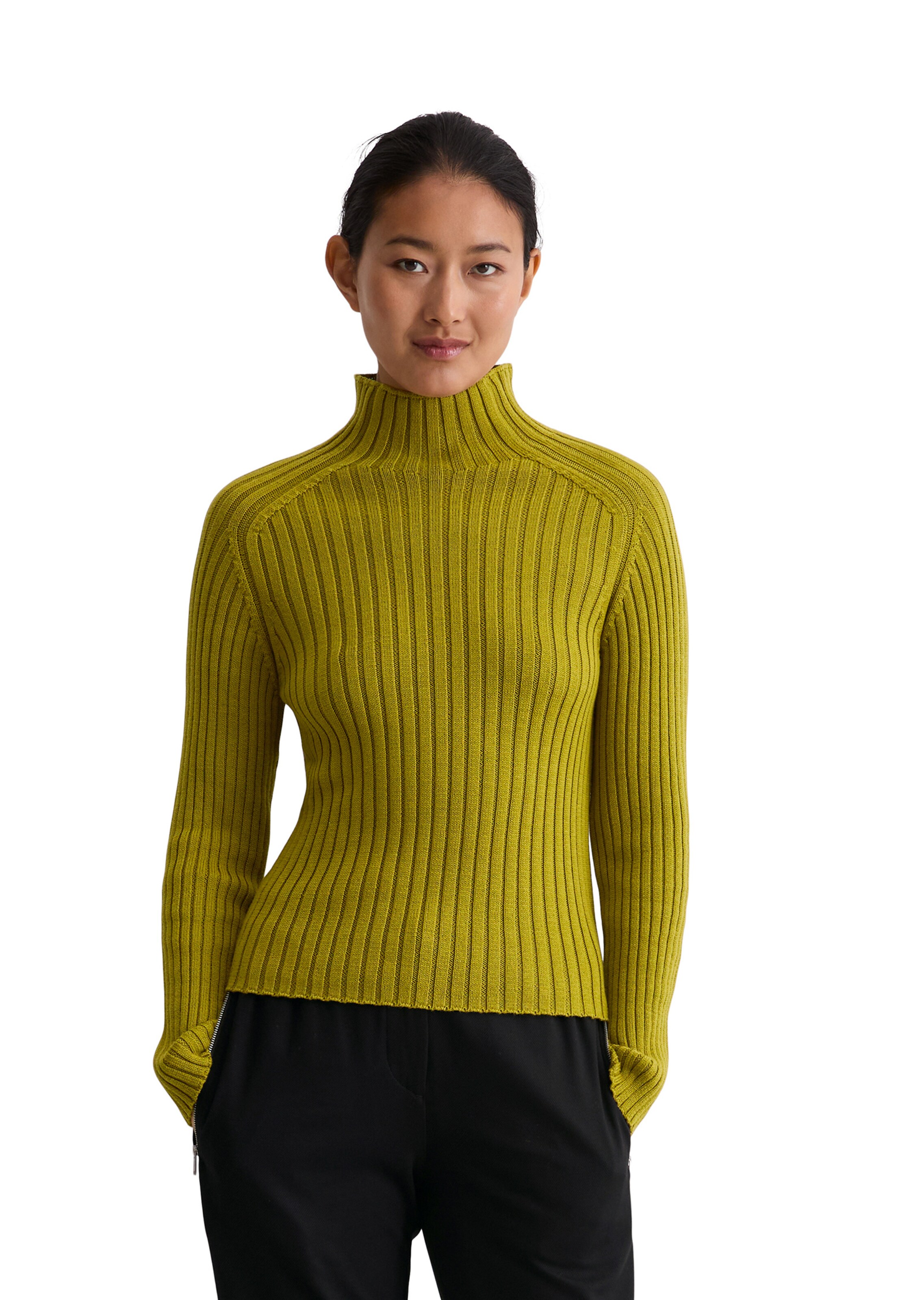 Marc O'Polo Свитер в Зеленый: спереди