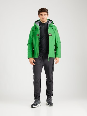 NAPAPIJRI Weatherproof jacket 'RAINFOREST' in Green
