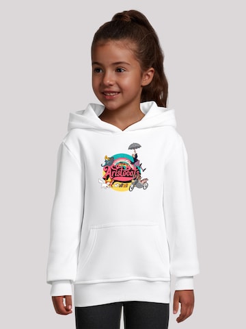 F4NT4STIC Sweatshirt 'Disney Aristocats Rainbow Fun' in Weiß: Vorderseite