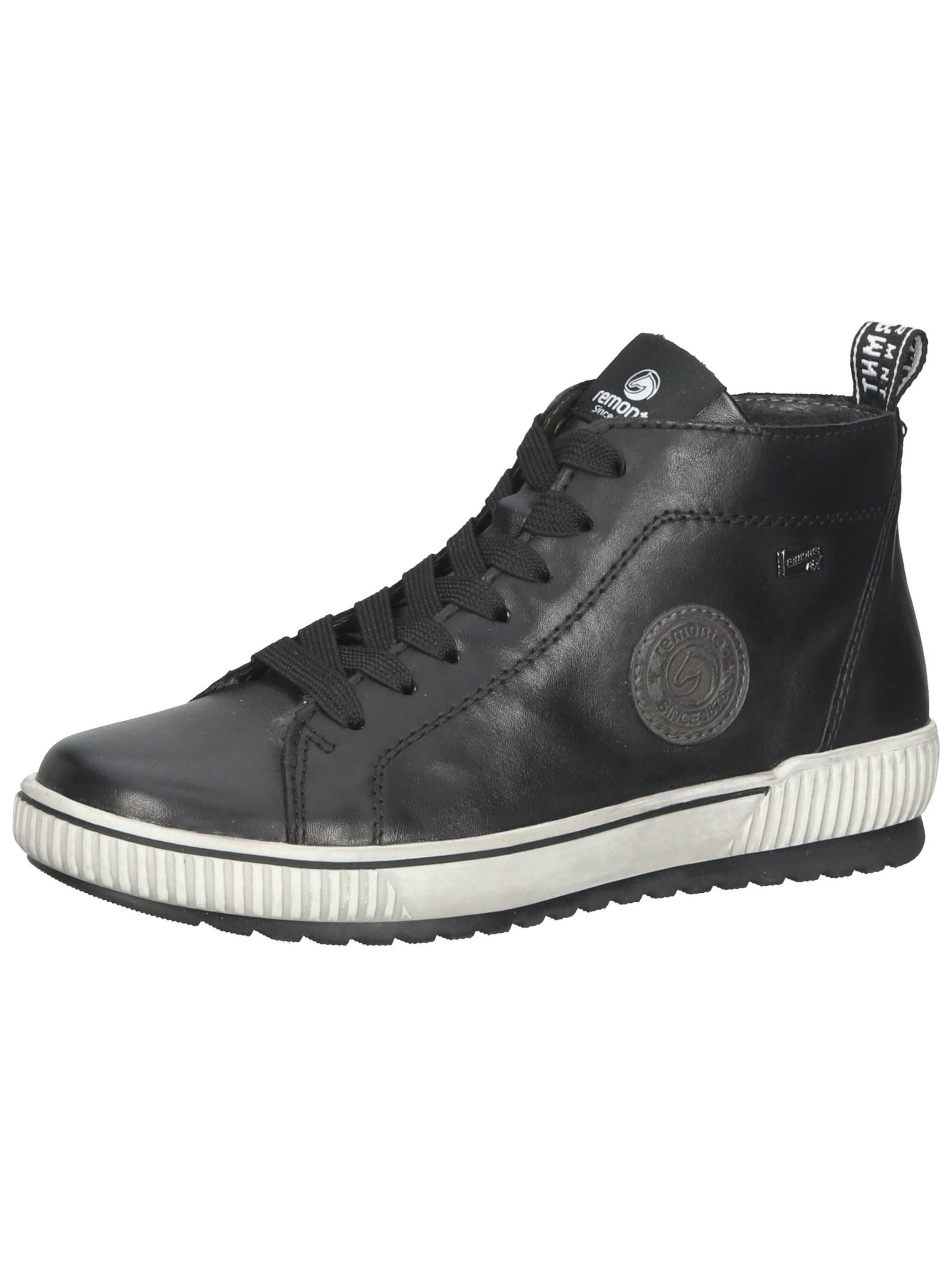 REMONTE High-Top Sneakers in Black: front