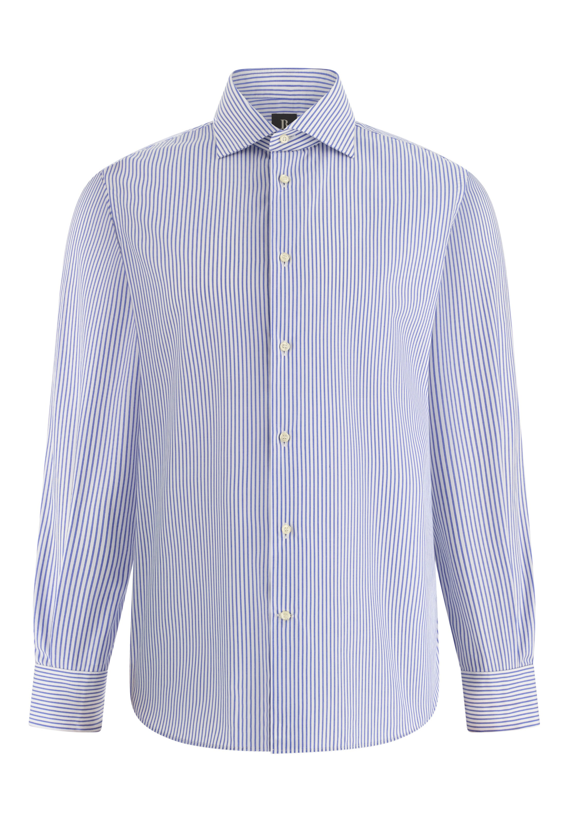 Boggi Milano Button Up Shirt in Blue / White, Item view
