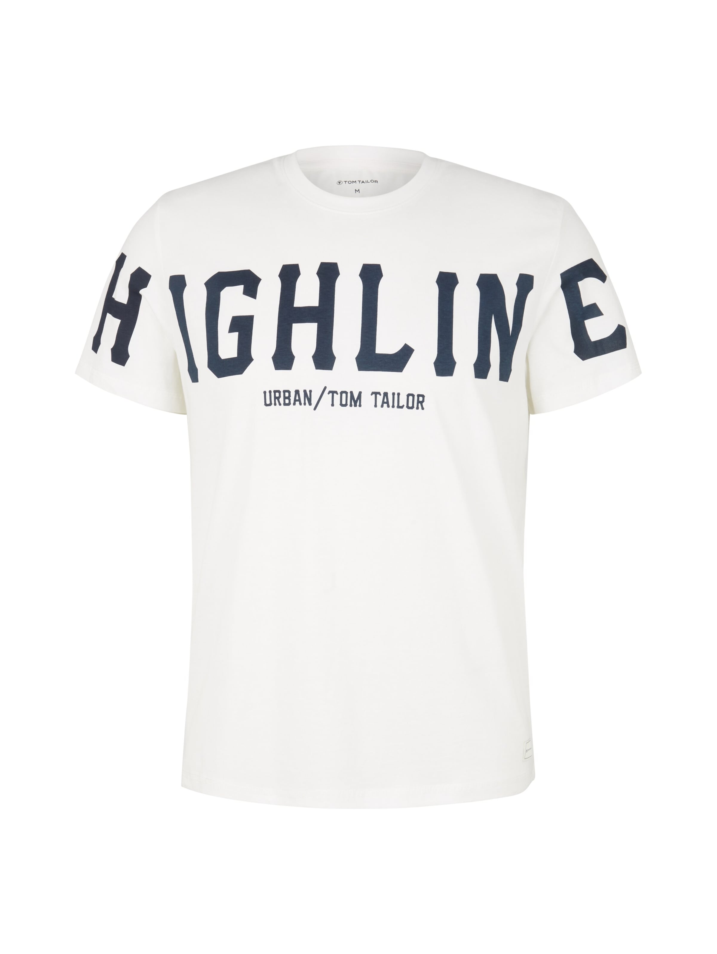 TOM TAILOR - Camiseta en blanco: frente