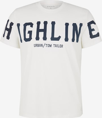 TOM TAILOR - Camiseta en blanco: frente