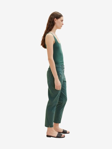 Regular Pantalon TOM TAILOR en vert