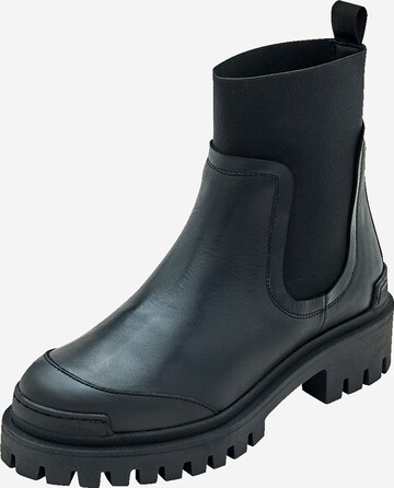 EDITED Chelsea Boots 'Tyshawn' in Schwarz: predná strana