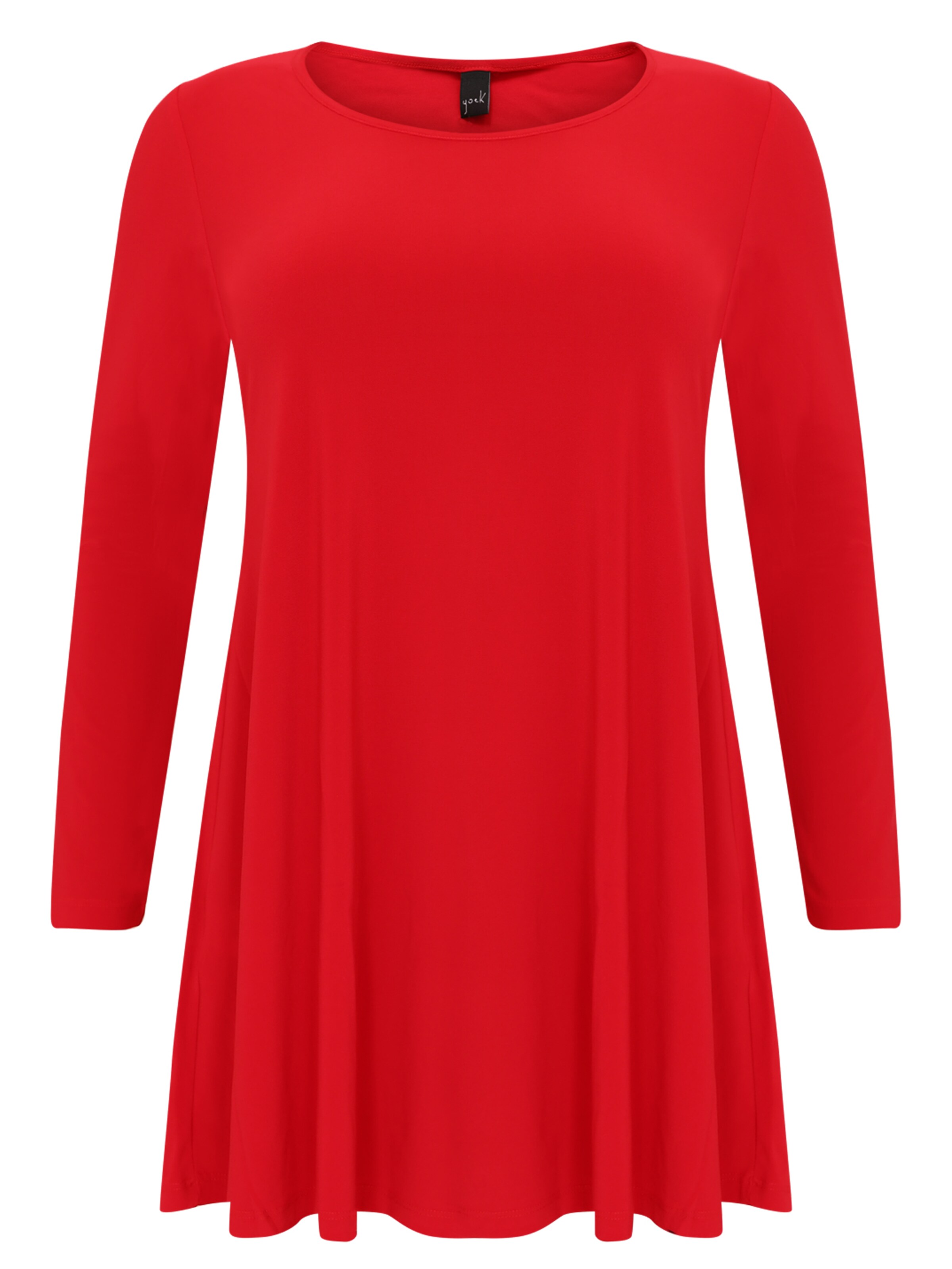 YOEK Shirt in Rood: voorkant