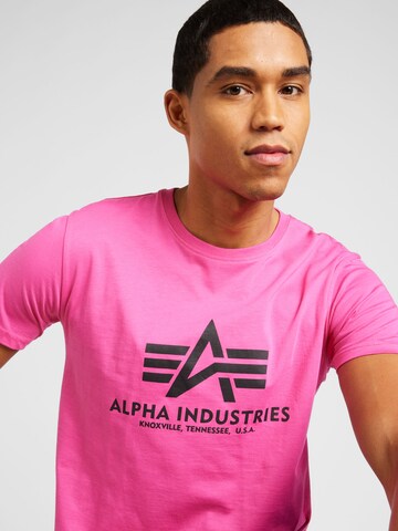 rožinė ALPHA INDUSTRIES Marškinėliai