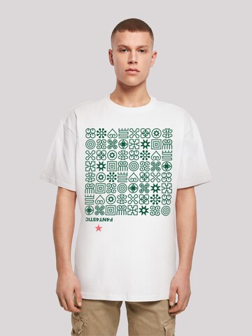 T-Shirt F4NT4STIC en blanc : devant