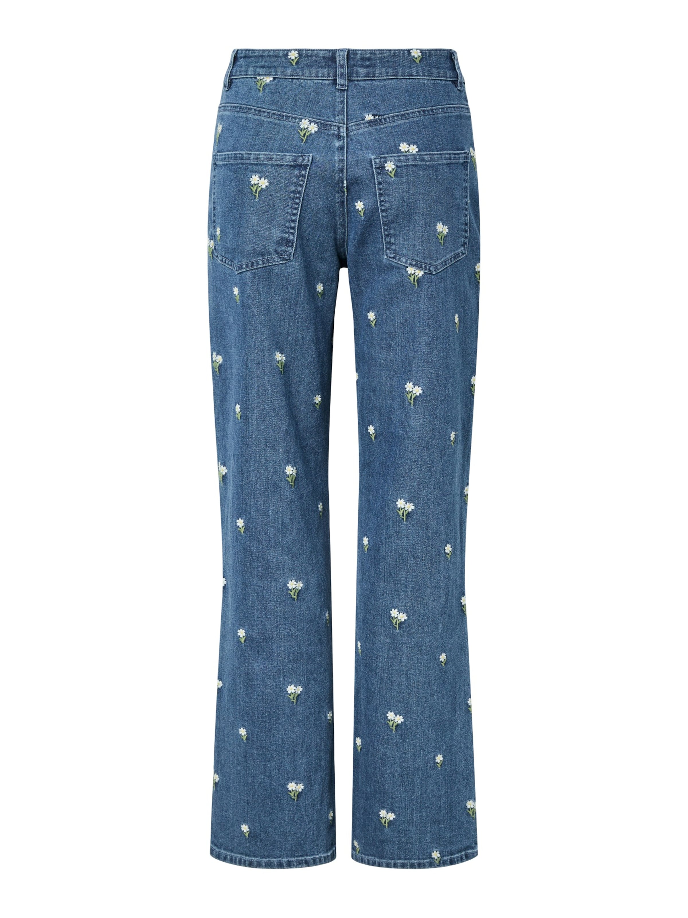 PIECES Regular Jeans 'PCFlora' in Blau