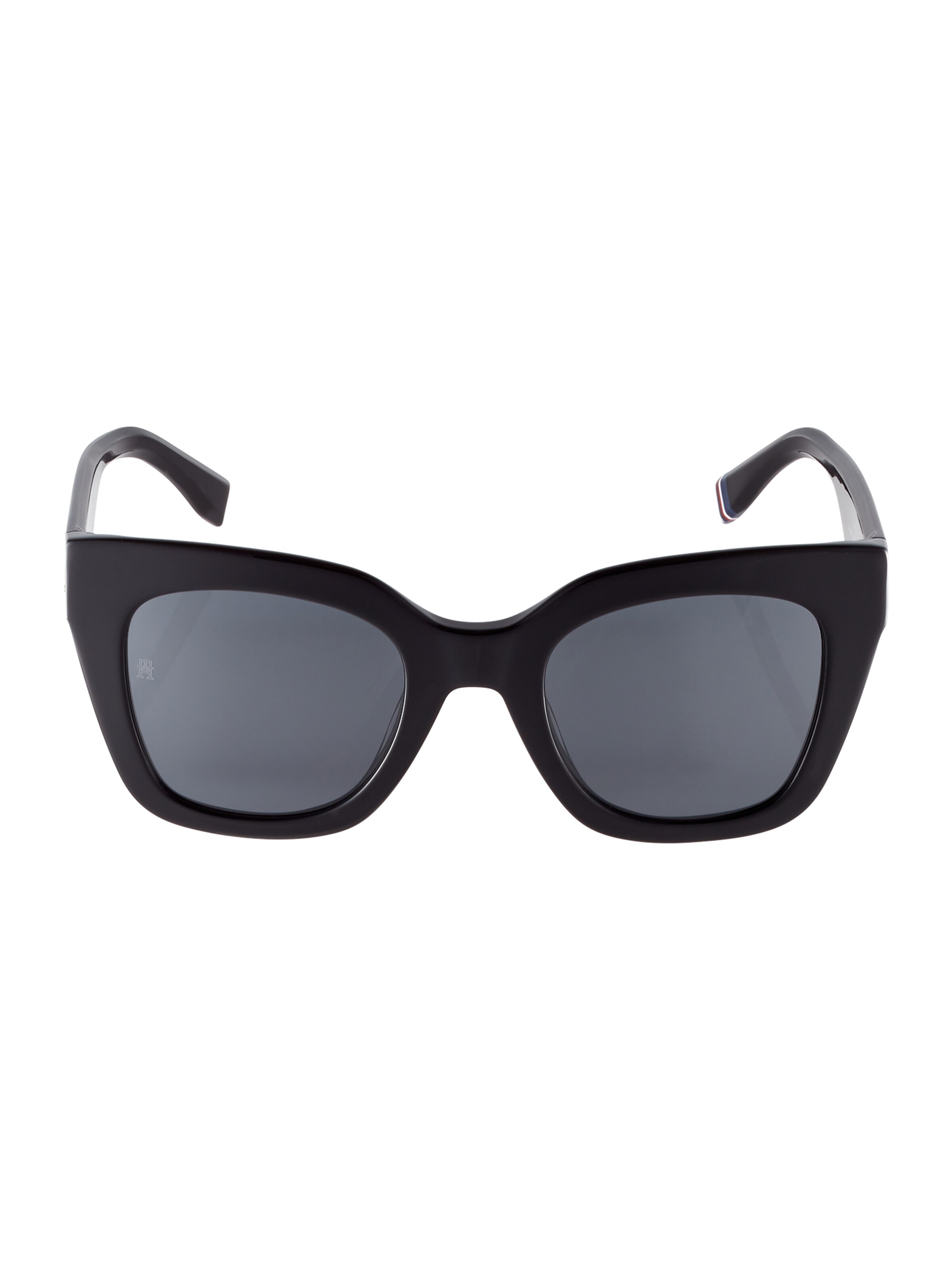 TOMMY HILFIGER Солнцезащитные очки в Черный: спереди