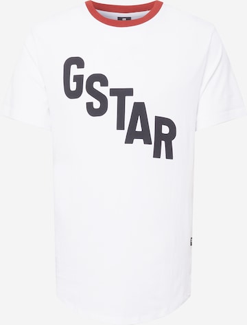 G-Star RAW - Camiseta 'Lash' en blanco: frente