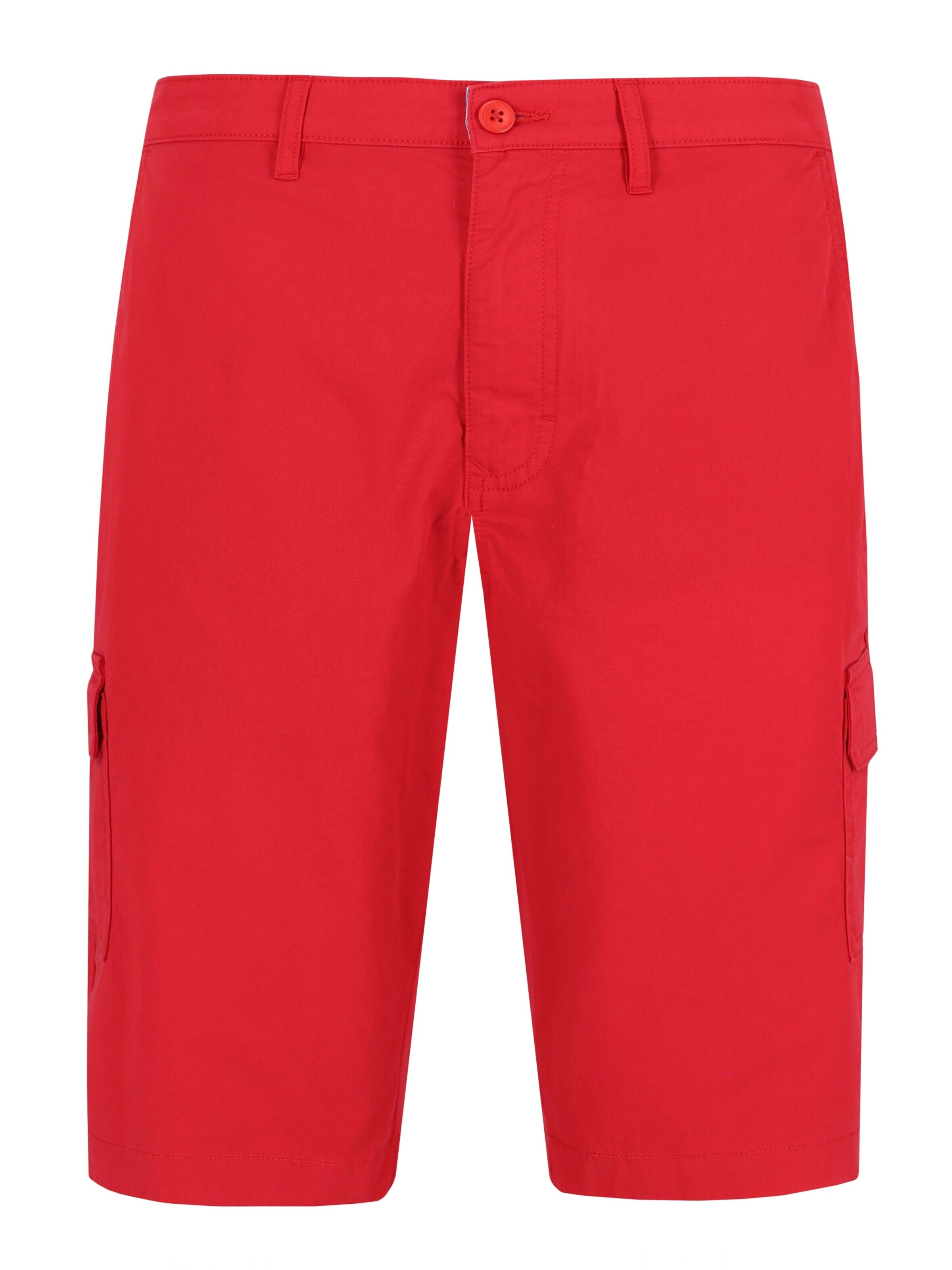 HAJO Pants 'elastische Bermudashort mit Cargotaschen' in 48 in Red, Item view