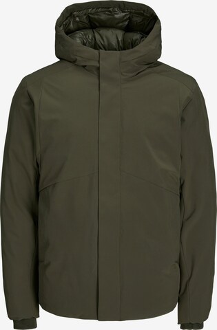 Veste mi-saison 'BLAKEEN' JACK & JONES en vert : devant