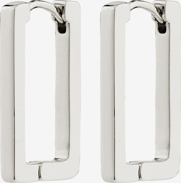 sidabrinė Pilgrim Auskarai 'Feel': priekis