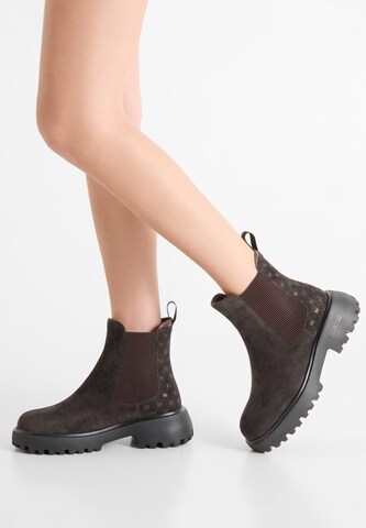 WODEN Chelsea boots 'Aya Warm' in Bruin