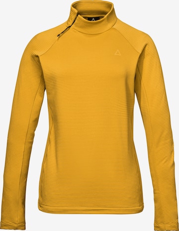 Schöffel Athletic Fleece Jacket in Yellow: front