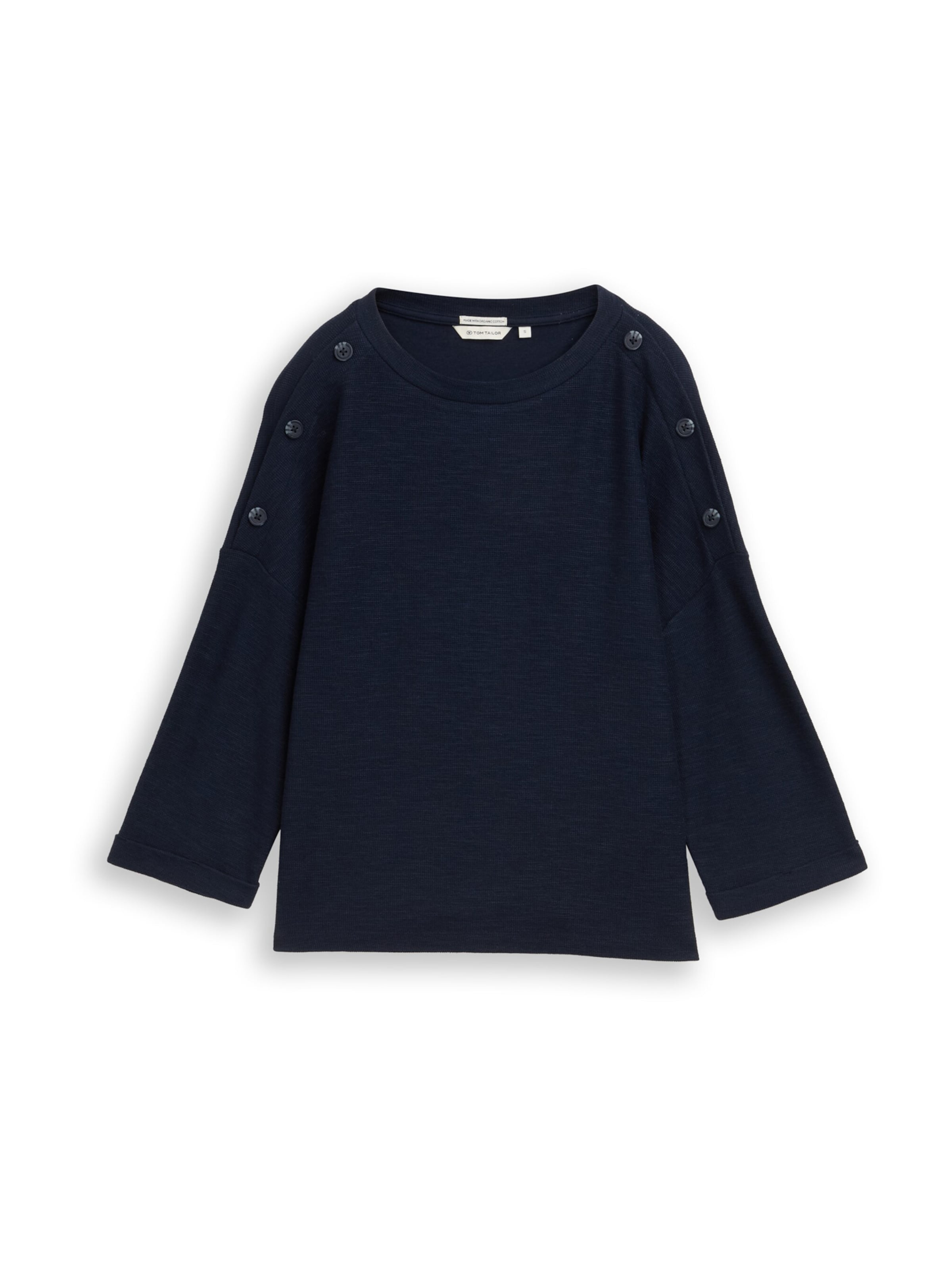 TOM TAILOR Tričko – modrá: přední strana