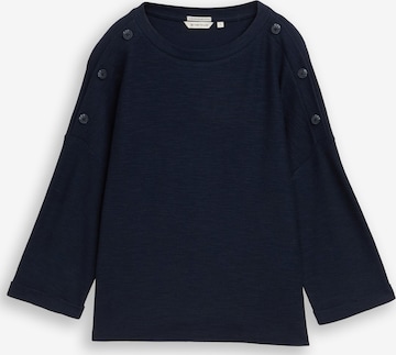 TOM TAILOR Tričko – modrá: přední strana