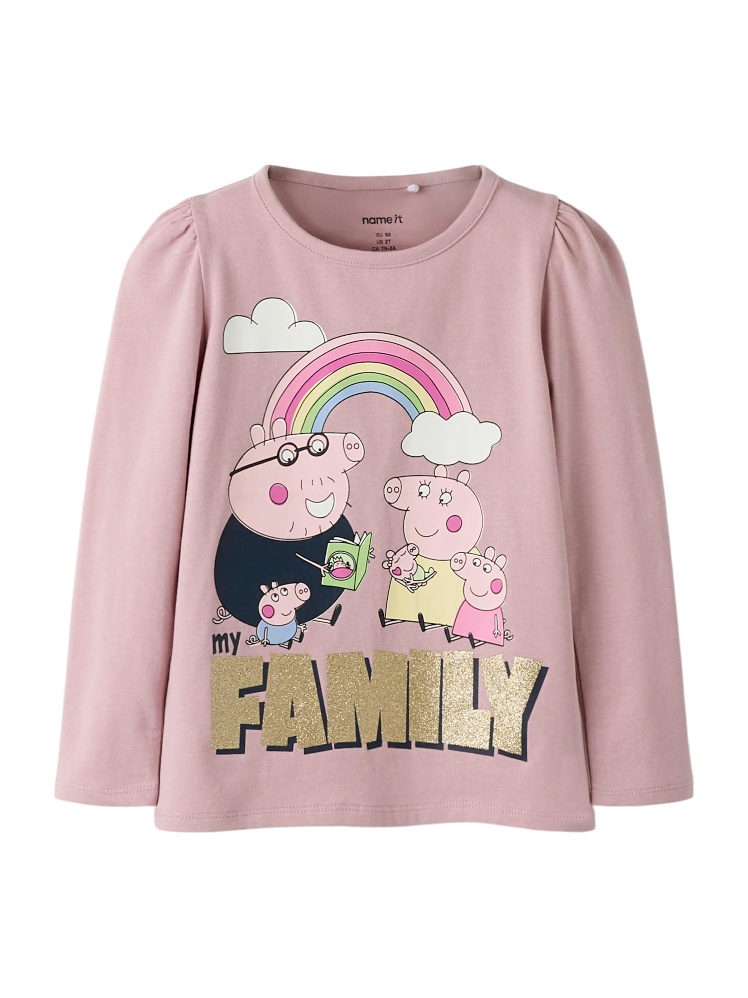NAME IT Bluser & t-shirts 'NMFNora Peppa' i lilla: forside
