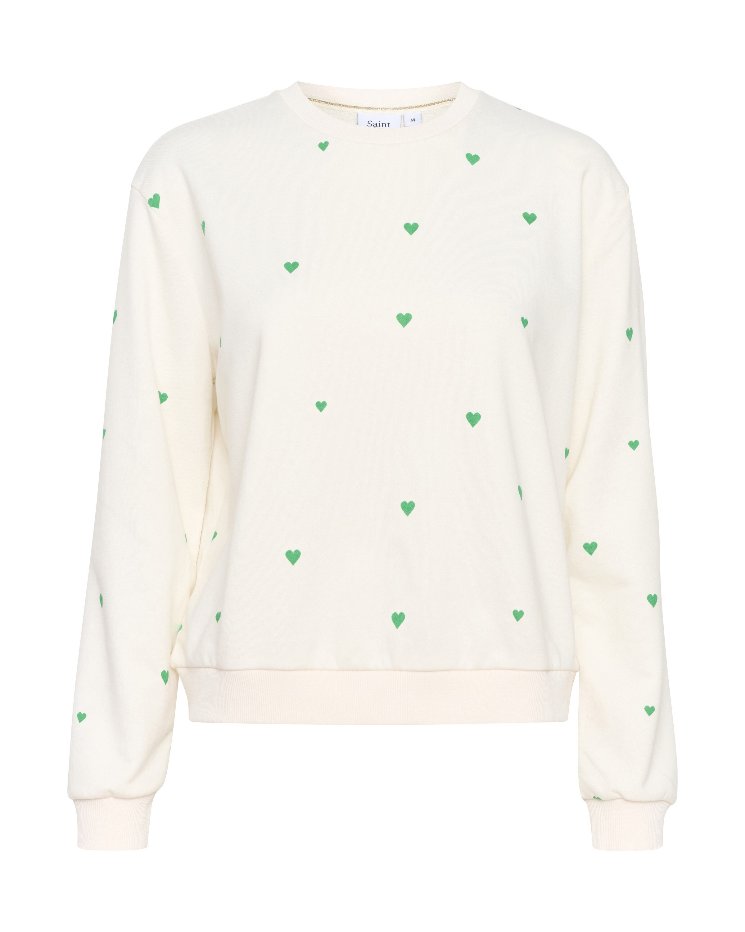 SAINT TROPEZ Sweatshirt 'Dagna' i hvid: forside