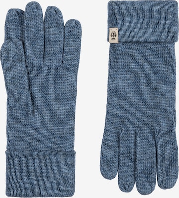 Roeckl Vingerhandschoenen 'ESSENTIALS' in Blauw: voorkant