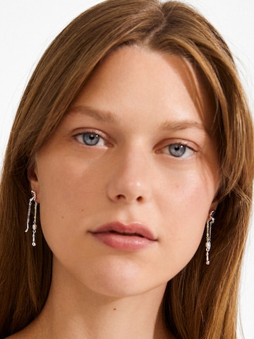 Pilgrim Náušnice 'Reggie' - Strieborná