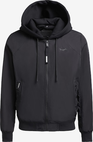 khujo Jacke 'Persee3' in Schwarz: predná strana