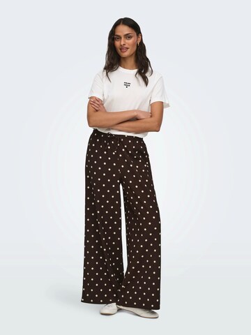 JDY Loose fit Pants 'JDYDEBBIE' in Brown