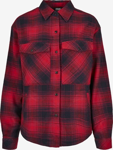 Camicia da donna di Urban Classics in rosso: frontale