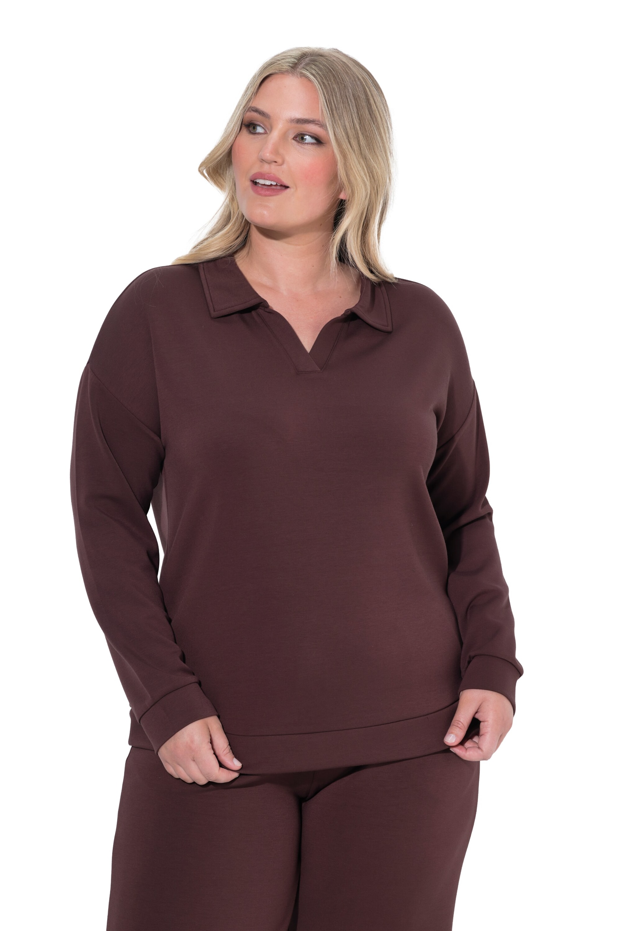 MIAMODA Sweatshirt in Braun: Vorderseite