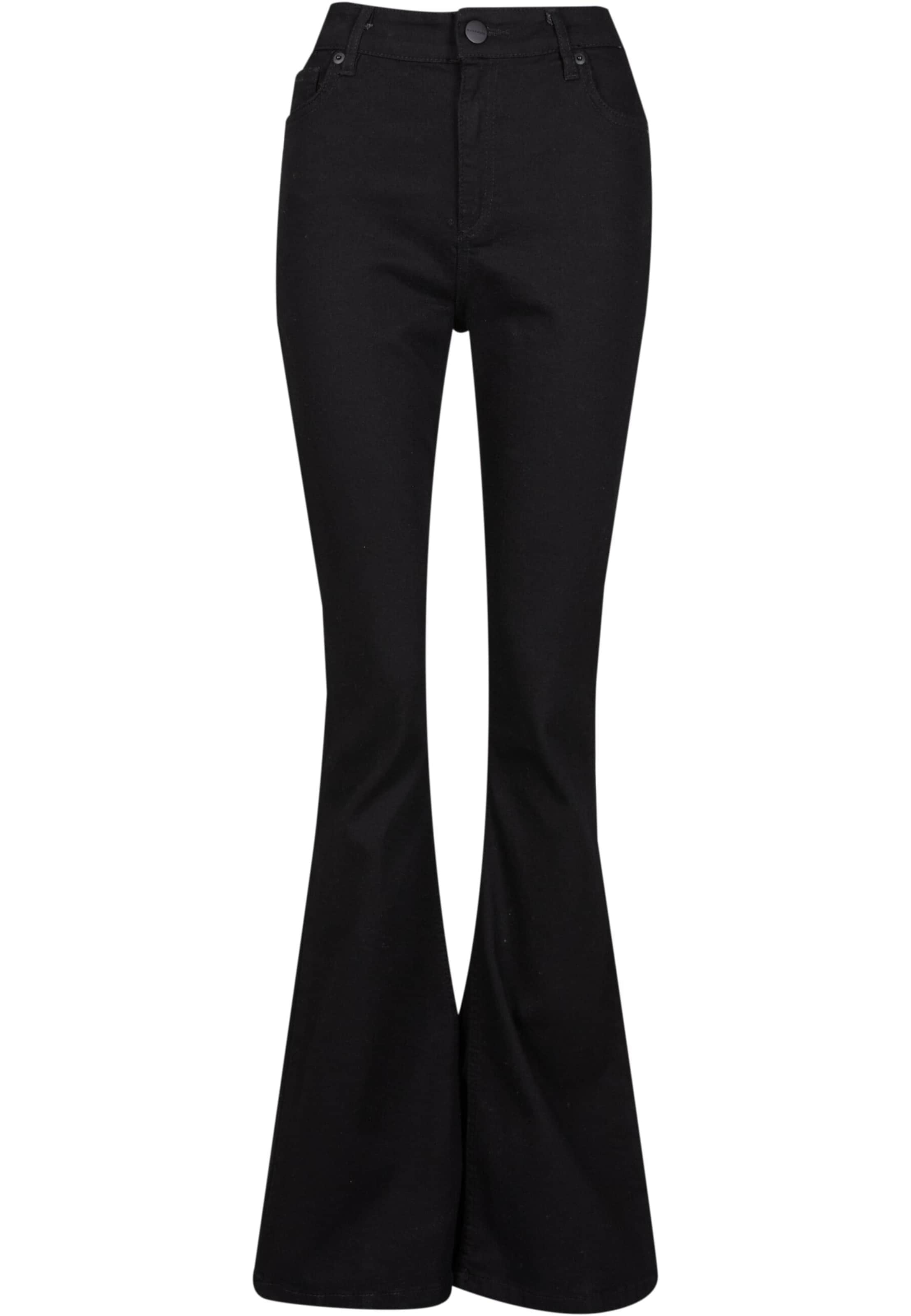 2Y Studios Flared Τζιν 'Elvi' σε μαύρο: μπροστά