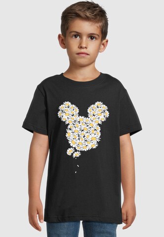 ABSOLUTE CULT T-Shirt 'Mickey - Chamomile Head 2.0' in Schwarz: Vorderseite