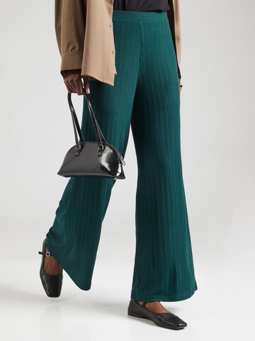 ABOUT YOU Wide leg Trousers 'Paola' in Green: front