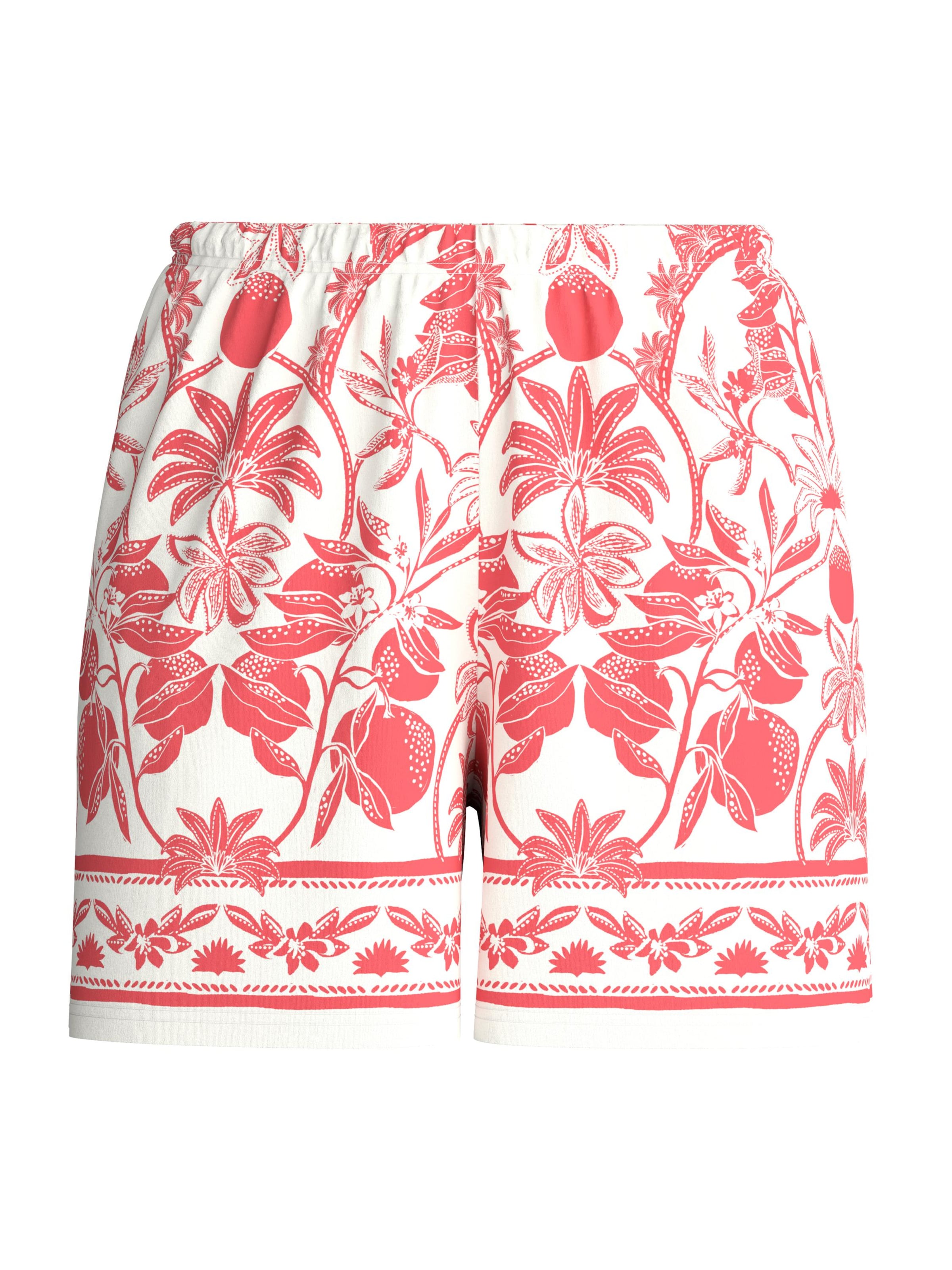 CALIDA Pyjamahose 'Favourites Beach'‌‌‌ in Rot: Vorderseite