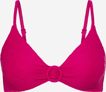 SUNSEEKER - Top de bikini en rosa: frente