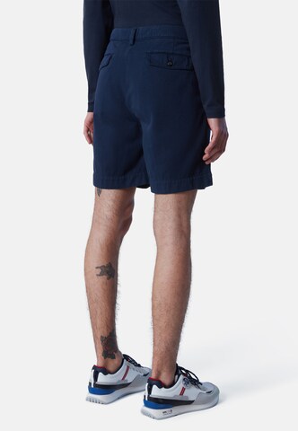 North Sails Regular Chinoshorts Bundfalten in Blau