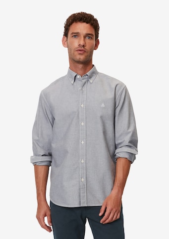 Marc O'Polo Regular fit Button Up Shirt in Blue: front