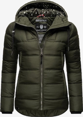 NAVAHOO Winter jacket 'Renesmee' in Green: front