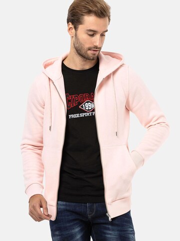 CIPO & BAXX Sweat jacket in Pink