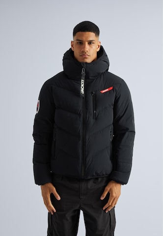Giacca invernale di JACK1T in nero: frontale